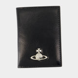 Small Vertical Purse - Vivienne Westwood - Leather - Black