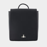 Gene Daypack Backpack - Vivienne Westwood - Leather - Black