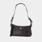 Emma Shoulder Bag - Vivienne Westwood - Leather - Black