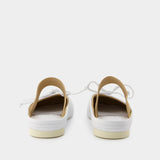 Slipper Ballerinas - MM6 Maison Margiela - Leather - White