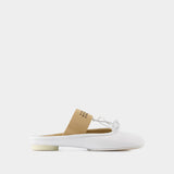 Slipper Ballerinas - MM6 Maison Margiela - Leather - White