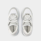 Odissea Sneakers - Versace - Leather - Grey/Black