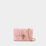 Kleio Mini Shoulder Bag - Versace - Leather - Pink