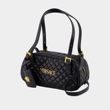 Mini Shoulder Bag - Versace - Leather - Black