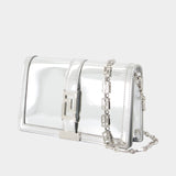 Wallet On Chain - Versace - Leather - Silver