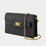 Wallet On Chain - Versace - Leather - Black