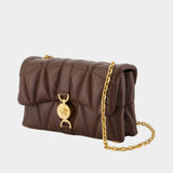 Kleio Mini Bag Kleio Lamb Leather Crossbody - Versace - Calfskin - Brown