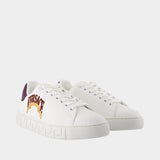 Sneakers - Versace - Synthetic Leather - White