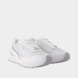 Sneakers - Versace - Leather - White