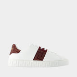 Hotfix trainers - Versace - Canvas - Burgundy