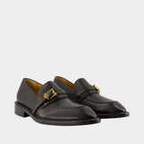 Loafers T.27 - Versace - Leather - Black
