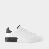 Portofino Sneakers - Dolce&Gabbana - Leather - White