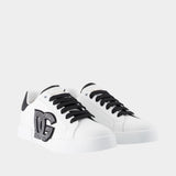 Port.light Strobel Sneakers - Dolce&Gabbana - Leather - White