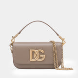 Wallet On Chain 3.5 - Dolce&Gabbana - Leather - Beige