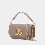 Wallet On Chain 3.5 - Dolce&Gabbana - Leather - Beige