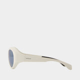 Futuro Sunglasses - Moncler - Acetate - White