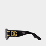 0dg4502 Sunglasses - Dolce&Gabbana - Acetate - Black