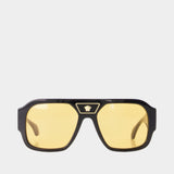 0ve4508u Sunglasses - Versace - Acetate - Black