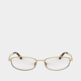 0pr D51s Sunglasses - Prada - Acetate - Gold