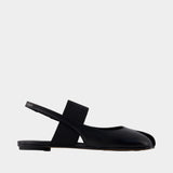 Sandals - MM6 Maison Margiela - Leather - Black