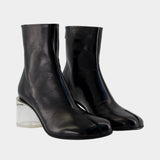 Ankle Boots - MM6 Maison Margiela - Leather - Black