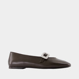 Georgia Ballerinas - Giuseppe Zanotti - Leather - Brown