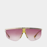 Ch0415s Sunglasses - Chloé - Metal - Gold