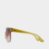 Ch0416s Sunglasses - Chloé - Synthetic - Green