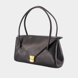East West Shoulder Bag - Marni - Leather - Black
