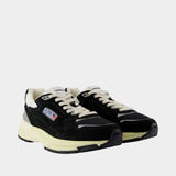 Hyperway Sneakers - Autry - Leather - Black