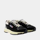 Hyperway Sneakers - Autry - Leather - Black