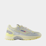 Hyperway Low Sneakers - Autry - Nylon - Silver/Green