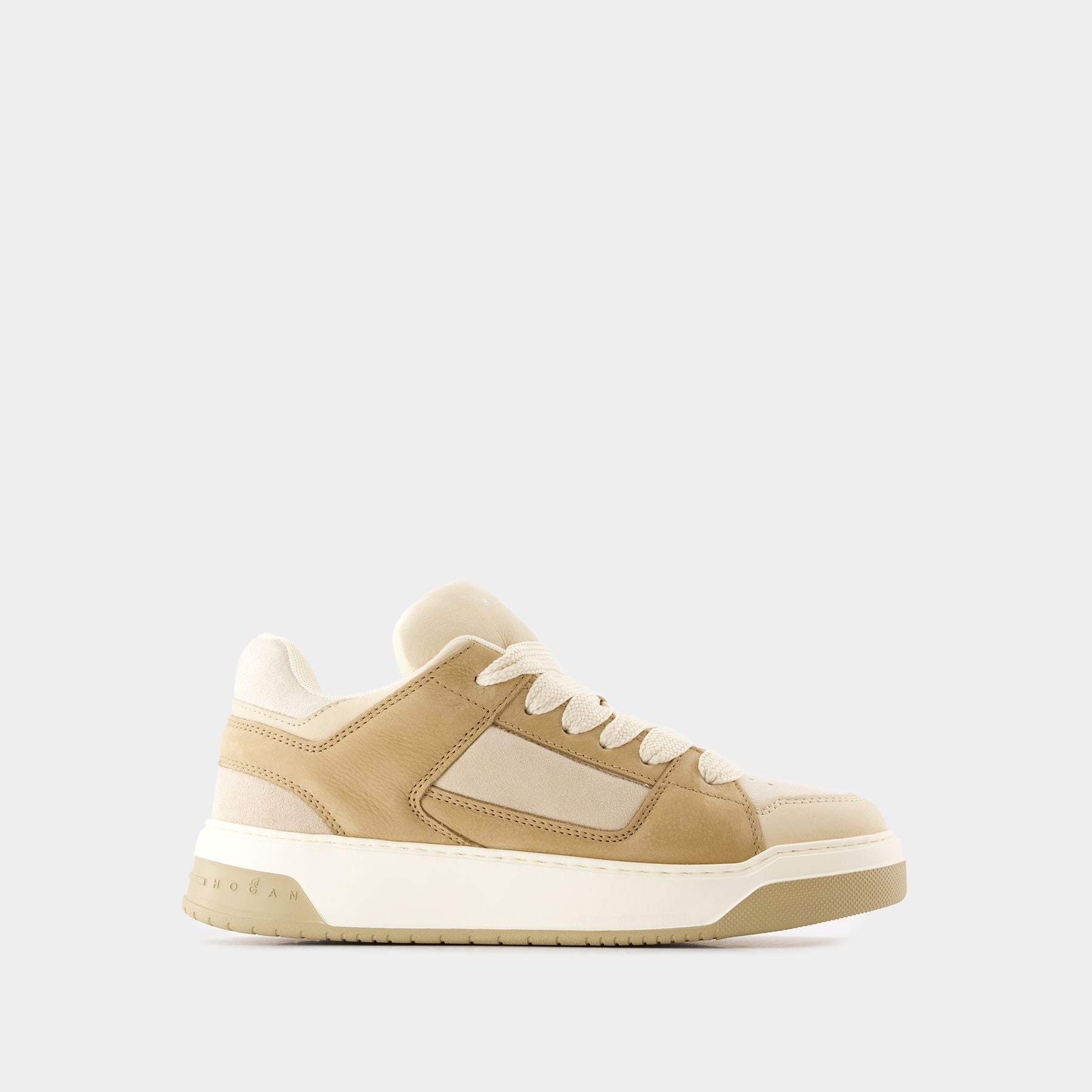 スニーカー Cool Sneakers - Hogan - Leather - Beige Sneakers Hogan Cool BROWN for Man HXM6470FB60PJQ802FJ | Hogan