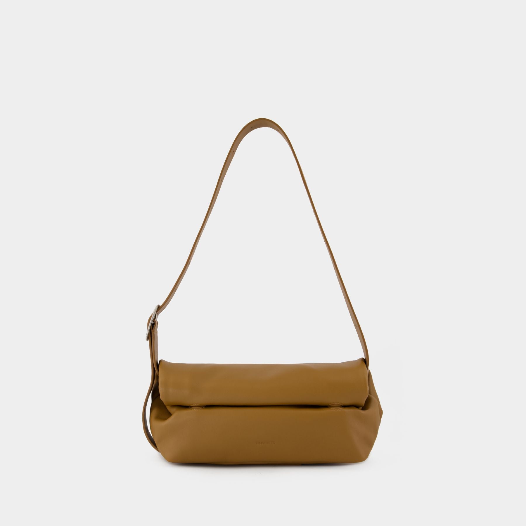 ショルダーバッグ・ポシェット Jil Sander Khaki Leather Rollup Small Square Belt Shoulder Rollup Small Square Belt Shoulder Bag - Jil Sander - Leather