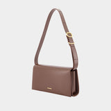 All Day W/buckle Crossbody - Jil Sander - Leather - Brown