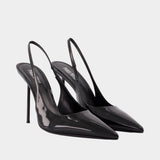 Lidia Slingback Pumps - Paris Texas - Leather - Black