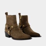 Debbie boots - Golden Goose Deluxe Brand - Leather - Khaki