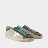 Super Star Sneakers - Golden Goose Deluxe Brand - Leather - Khaki