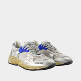 Running Dad Sneakers - Golden Goose Deluxe Brand - Leather - Silver
