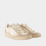 Ballstar Sneakers - Golden Goose Deluxe Brand - Leather - Beige