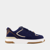 Sneakers - Versace - Leather - Blue