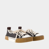 Sneakers - Versace - Leather - Black
