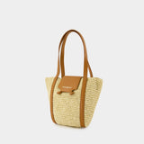 Small Shopper Bag - Marni - Raffia - Neutral