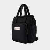 Puffy Shopper Bag - Marni - Synthetic - Black