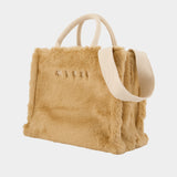 Small Shopper Bag - Marni - Synthetic - Beige