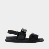 Fussbett Sandals - Marni - Leather - Black