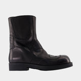Ankle Boots - MM6 Maison Margiela - Leather - Black