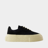 Sneakers - MM6 Maison Margiela - Leather - Black