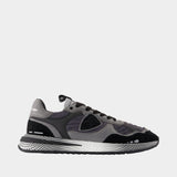 Sneakers Olympique Low - Philippe Model - Leather - Black