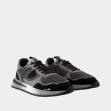 Sneakers Olympique Low - Philippe Model - Leather - Black